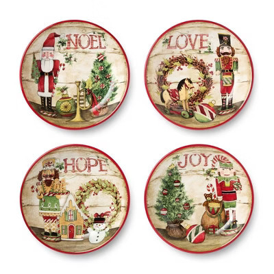 Certified International (Set of 4) 38oz Nutcracker Parade Soup Bowls | Target