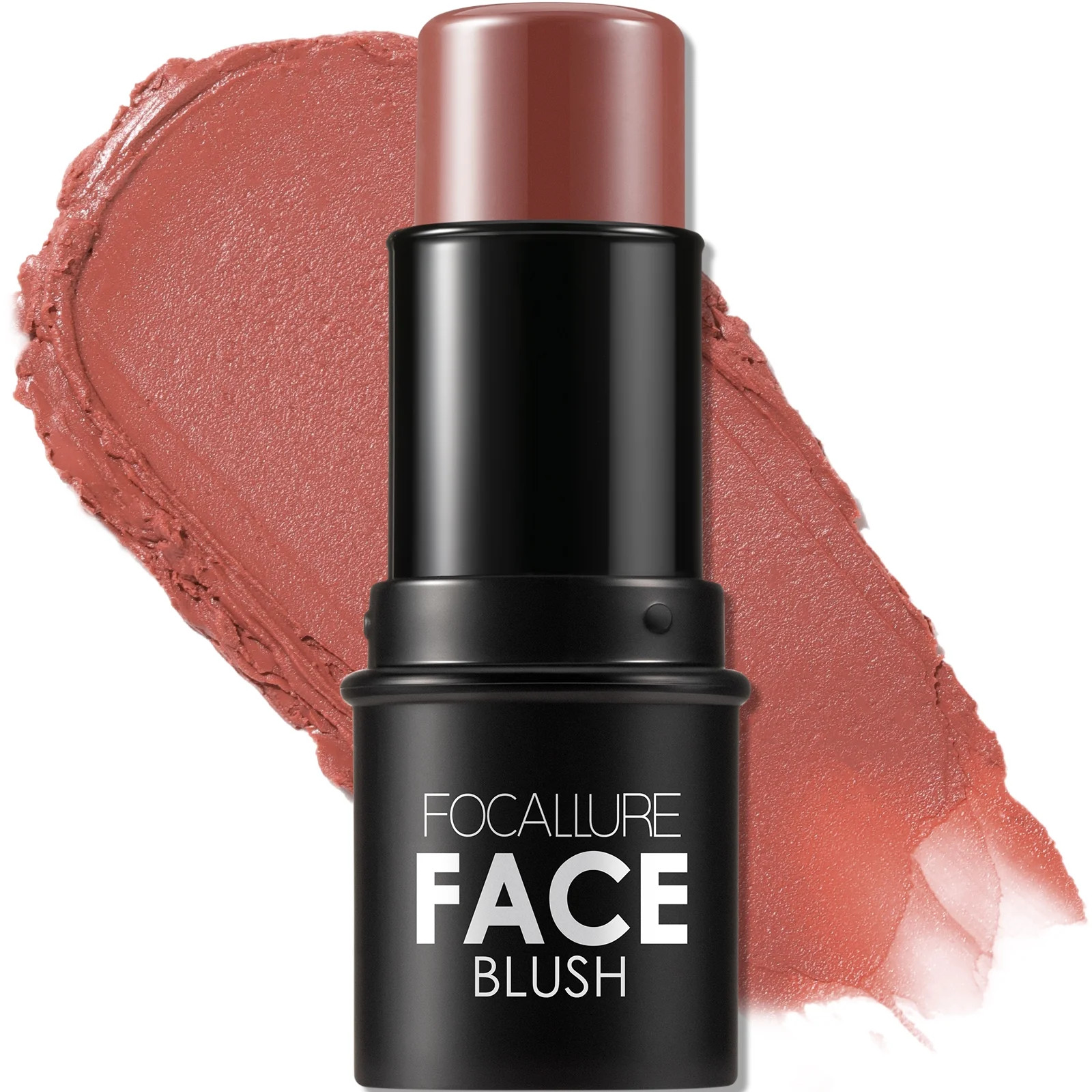 FOCALLURE Cream Blush Makeup, Long Wearing Blush Stick for Cheeks, BURNING CLAY | Walmart (US)