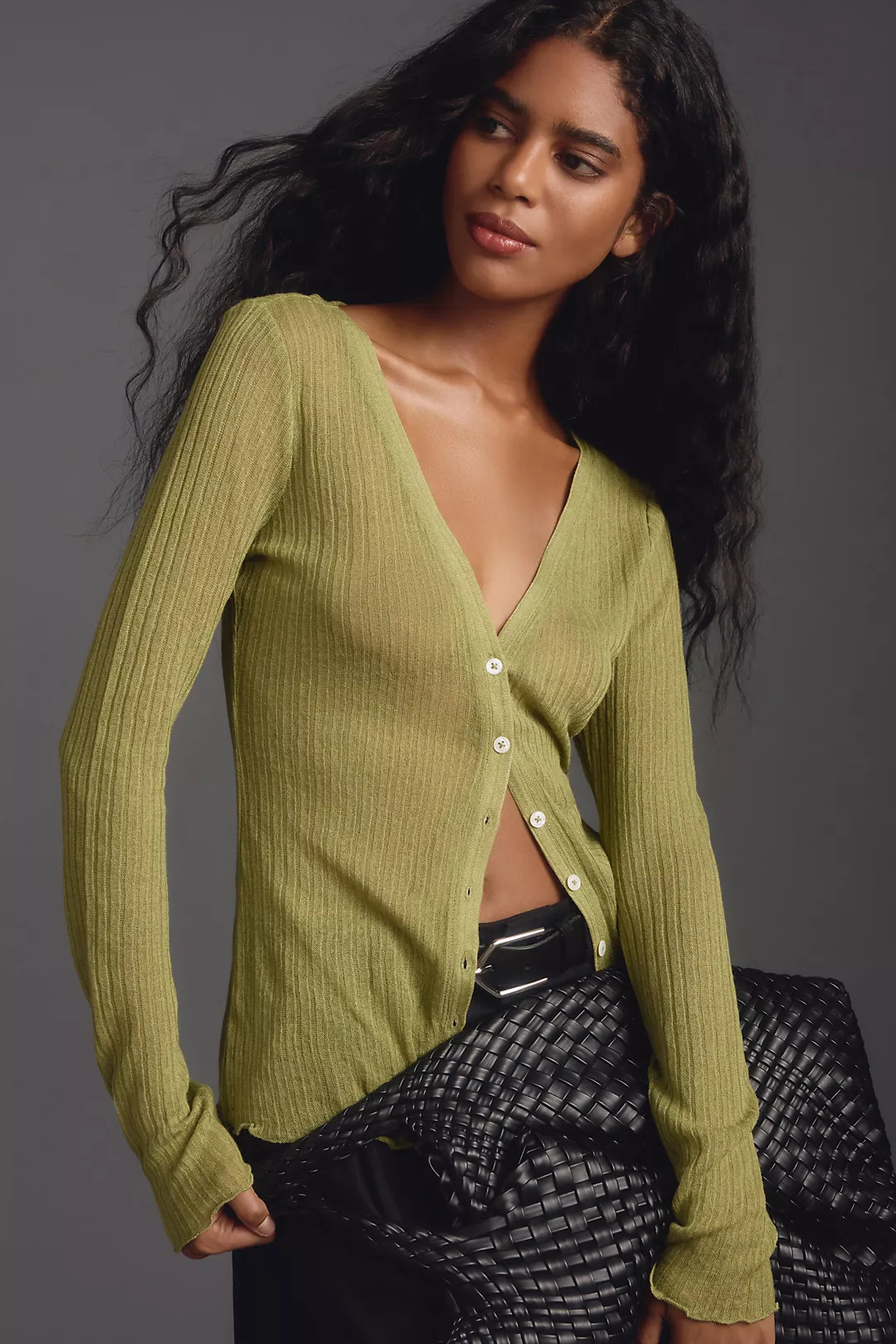 By Anthropologie Lucia Sheer Cardigan Sweater | Anthropologie (US)