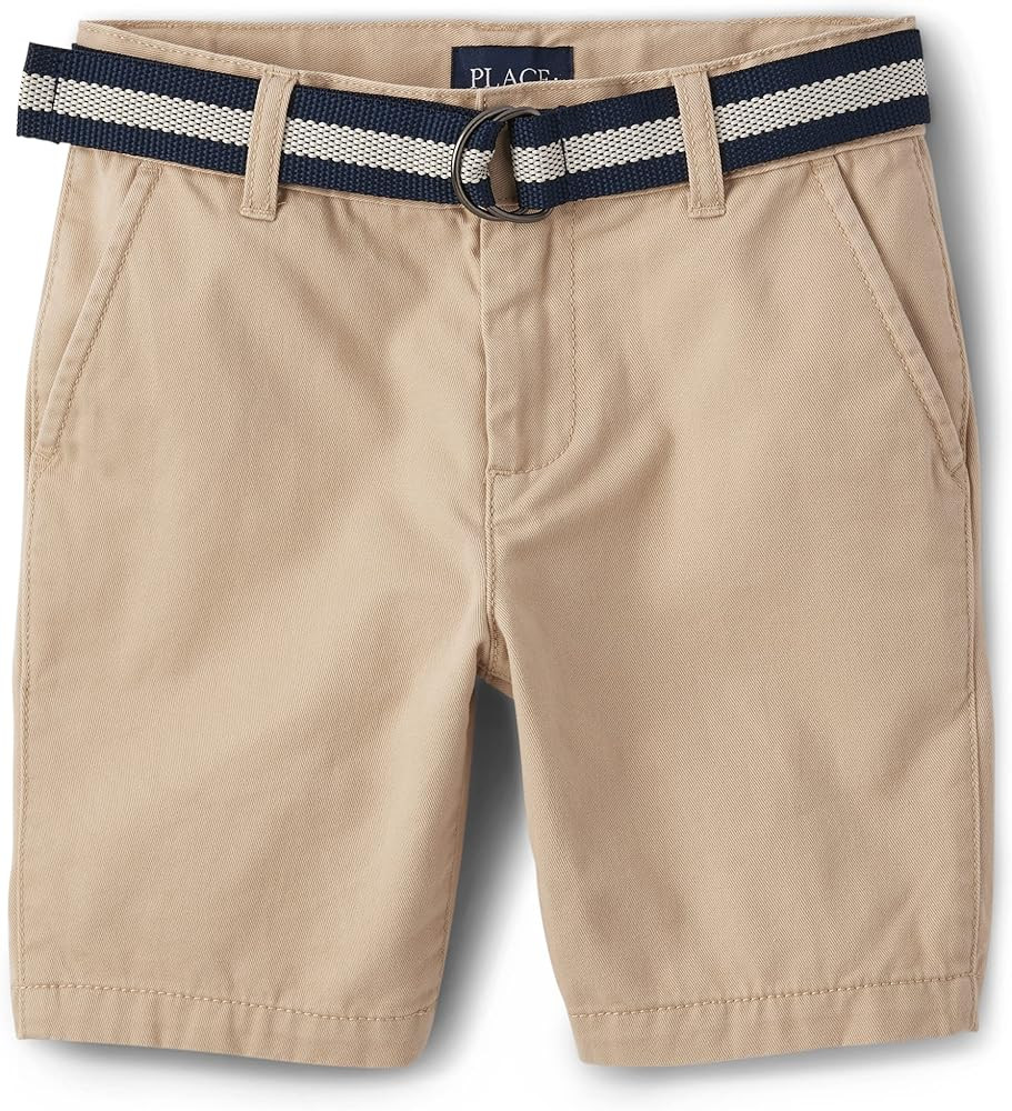The Children's Place Boys' Belted Chino Shorts | Amazon (US)