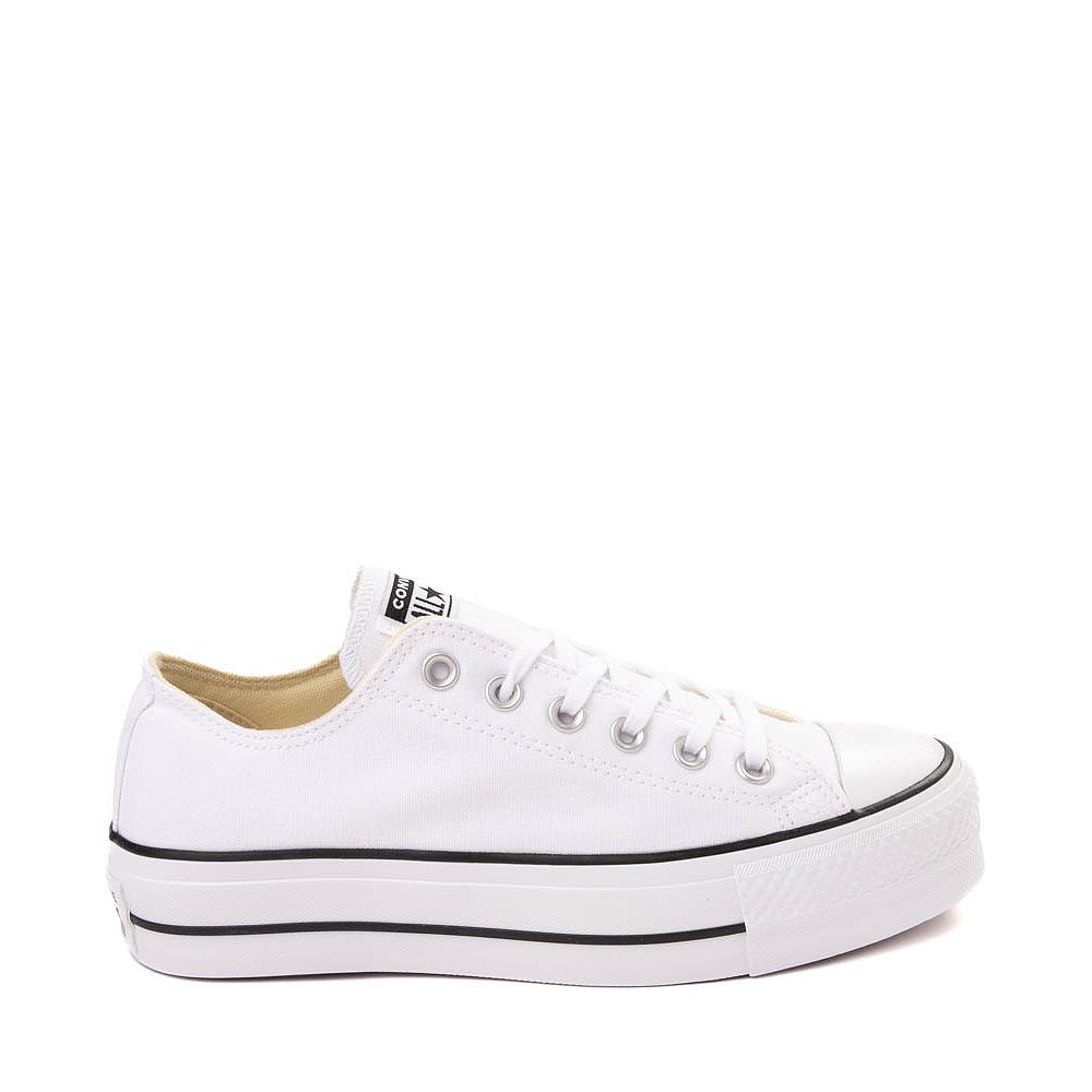 Womens Converse Chuck Taylor All Star Lo Platform Sneaker - White | Journeys