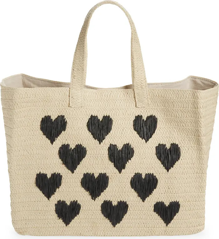 Be Mine Straw Tote | Nordstrom