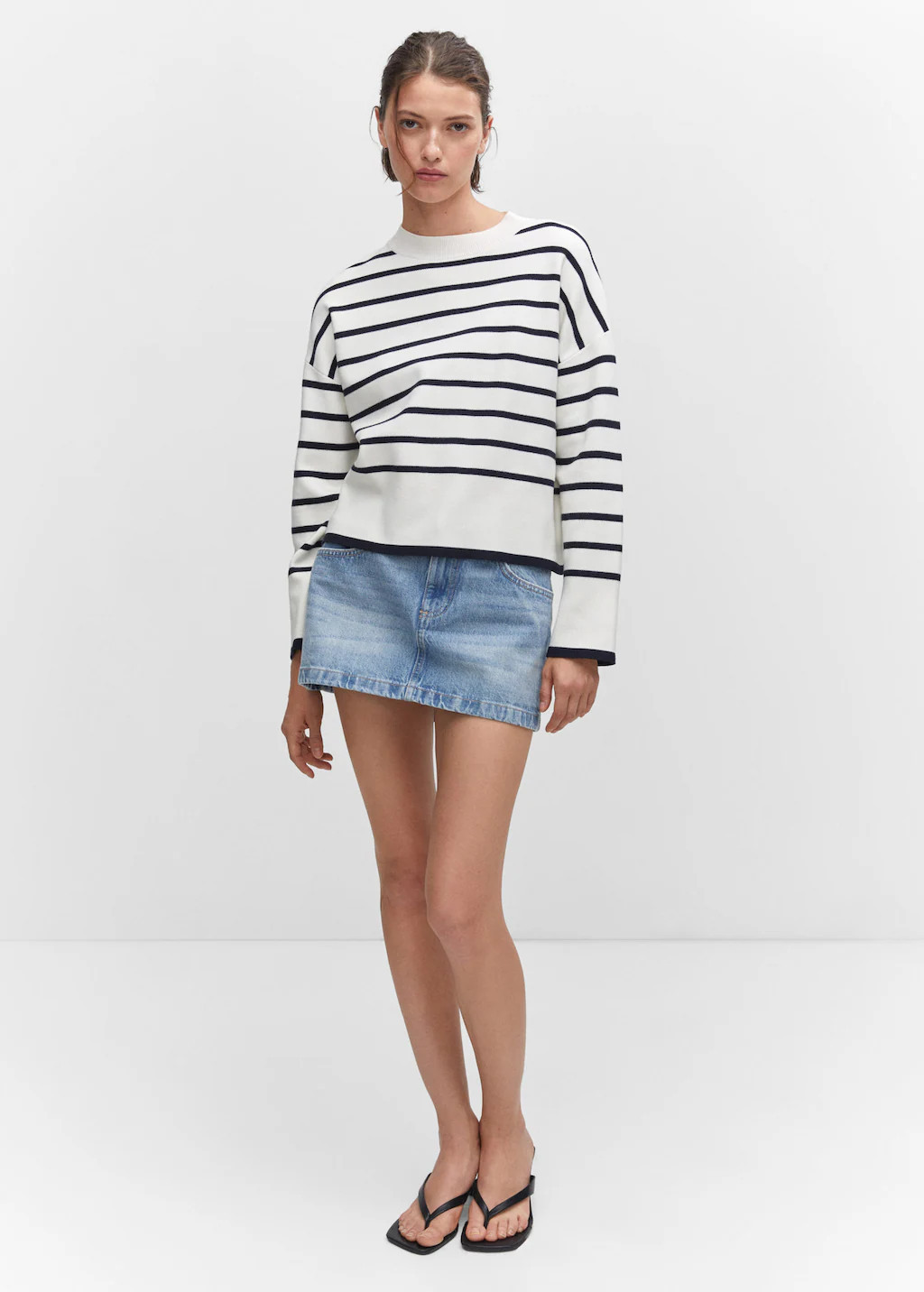 Low rise-denim-minirock -  Damen | Mango Deutschland | MANGO (DE)