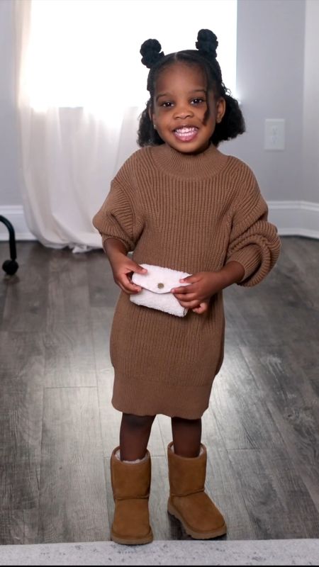 The cutest high quality clothing  for toddlers and babies. Elevated kids styles sweater dress, pea coat, Ugg boots, belt bag, sweaters winter style 

#LTKkids #LTKfamily #LTKVideo