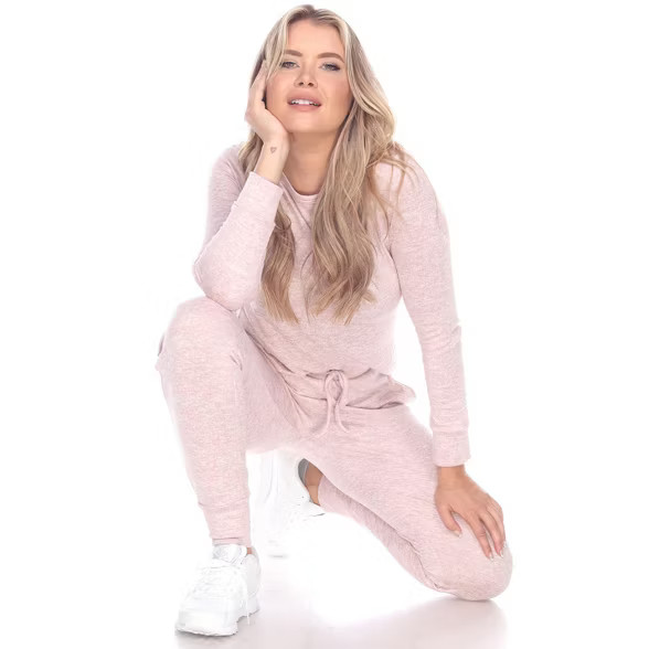 Women's 2 Piece Lounge Set - White Mark | Target