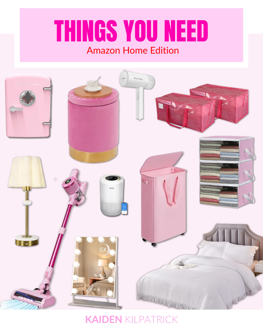 Dorm must-haves 🤍 Whether you're moving into a dorm or a sorority house, these Amazon finds will make your space cute and functional! Think storage that actually fits, soft bedding, cute lighting, and everyday essentials that won’t break the bank. Everything I used is linked for you! #dormroomfinds #amazoncollegeessentials #sororityhouselife #dormdecorideas #backtocollege

 

 