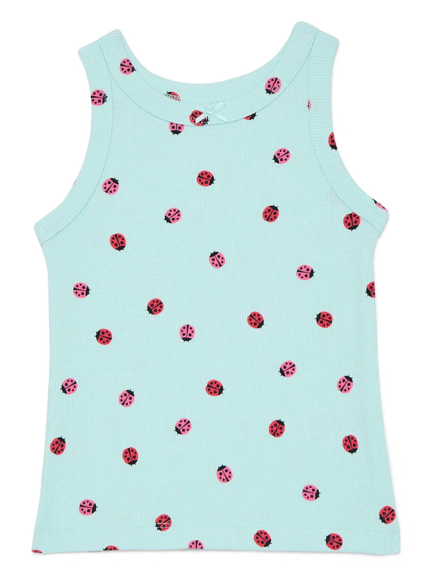 Wonder Nation Toddler Girls Ribbed Tank Top, Sizes 18M-5T | Walmart (US)