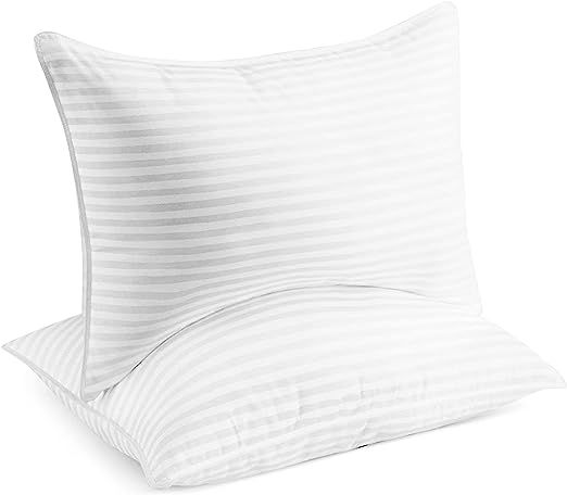 Beckham Hotel Collection Bed Pillows for Sleeping - Queen Size, Set of 2 - Soft Allergy Friendly,... | Amazon (US)