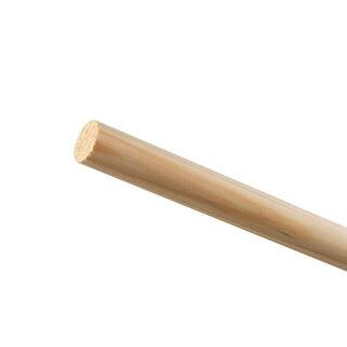 Waddell Pine Round Dowel - 48 in. x 1 in. - Sanded and Ready for Finishing - Versatile Wooden Rod... | The Home Depot