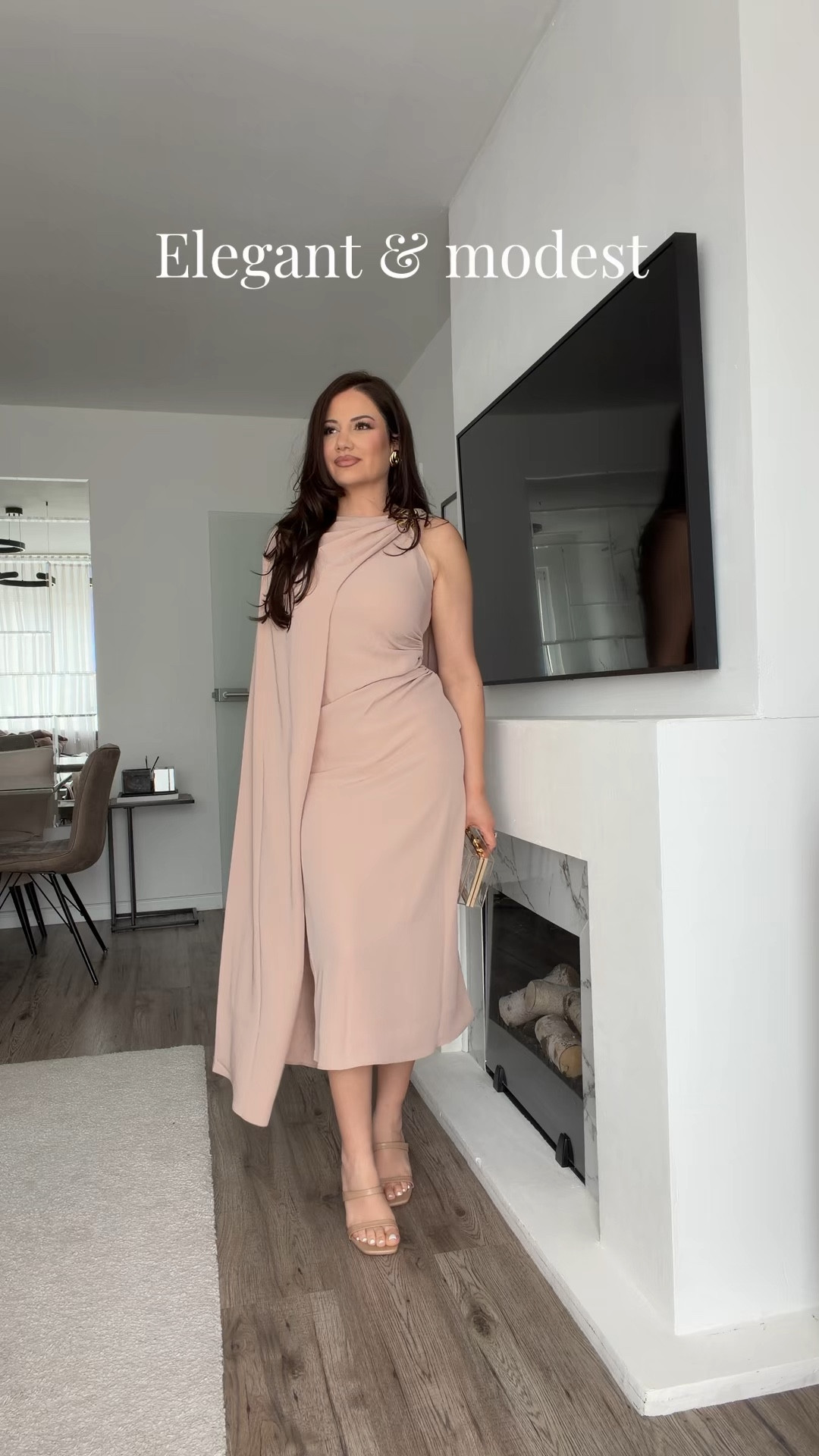 Elegante & modest/ bedeckt 💗Perfektes Kleid als Hochzeitsgast 🙆🏻‍♀️ 10% Rabatt auf die Uhr mit „sapienti“ #modest #fashion #outfit #kleid #modestfashion Anzeige 

#LTKpartywear #LTKwedding #LTKdeutschland