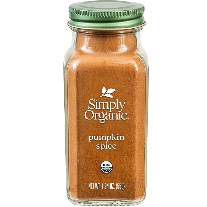 Simply Organic Pumpkin Spice, 1.94-Ounce Jar, Organic Nutmeg, Cloves, Ginger & Cinnamon, Enhances... | Amazon (US)