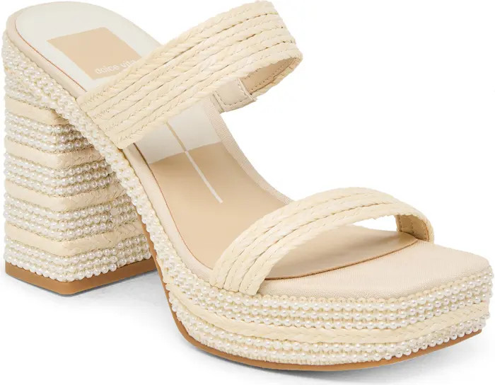 Alani Faux Pearl Platform Sandal (Women) | Nordstrom Rack