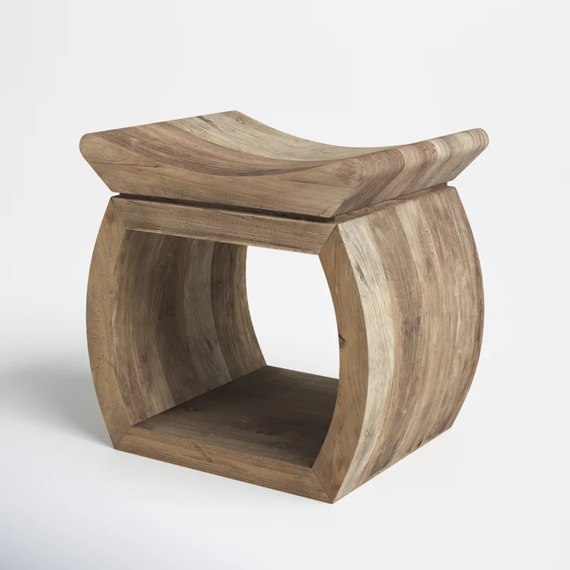 Lera Solid Wood Accent Stool | Wayfair North America