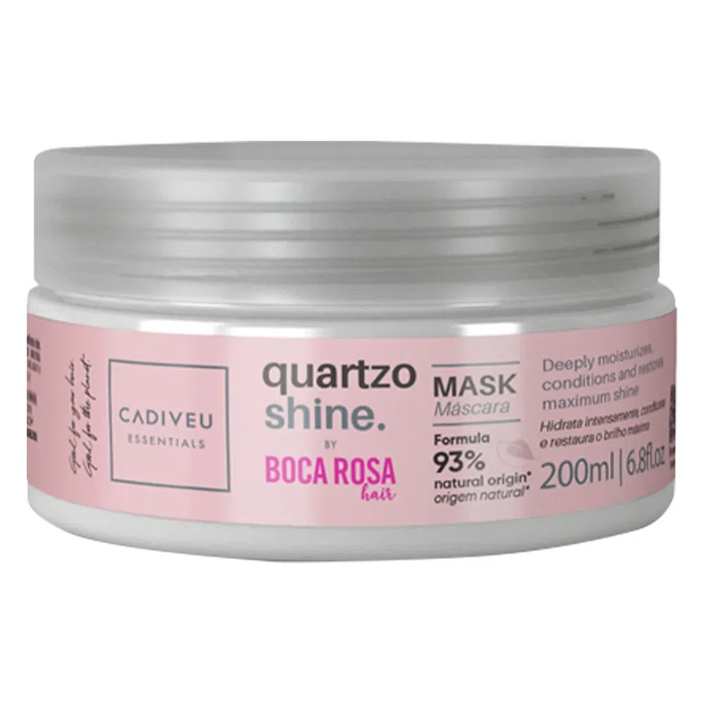 Máscara de Brilho Cadiveu Essentials Quartzo Shine by Boca Rosa 200 ml | Amobeleza (BR)