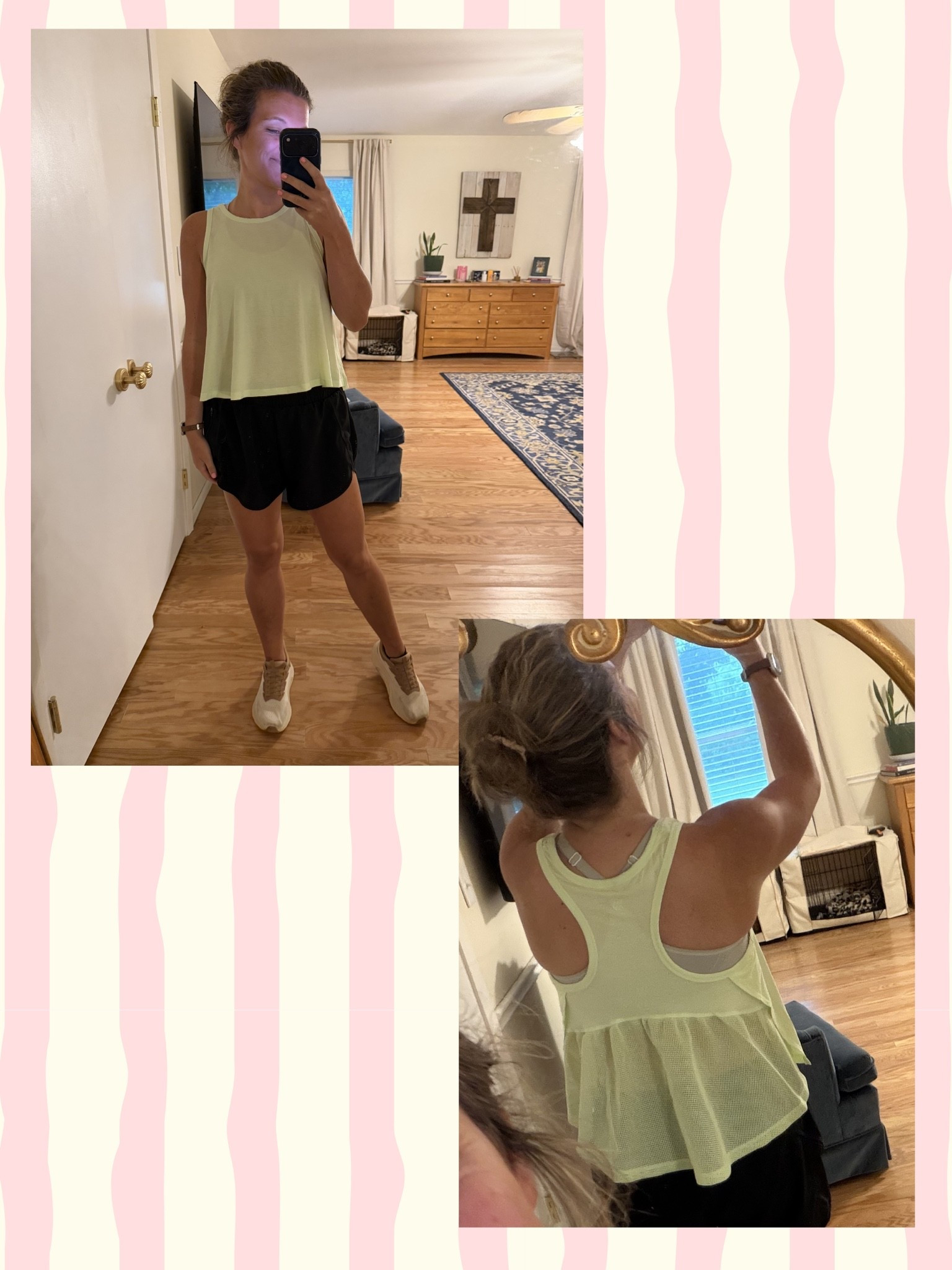 Today’s gym outfit ft. my new Target workout tank! 🎯
