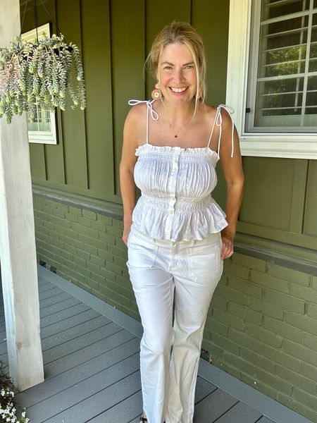 Love an all white outfit for spring and summer  

#LTKunder50 #LTKFind #LTKSeasonal