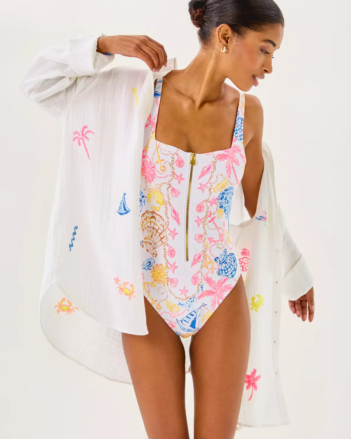 Kwitney Long Sleeve Cover-Up | Lilly Pulitzer