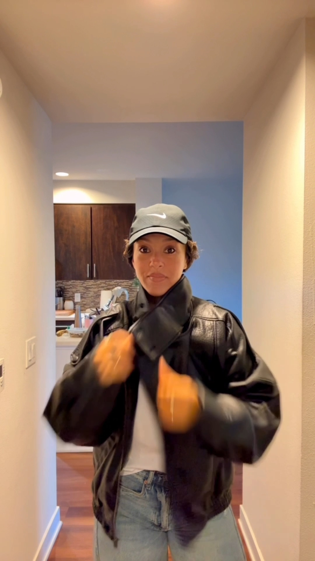 The viral faux leather jacket #LTKstyle #leatherjacket 

#LTKdayinmylife #LTKSeasonal