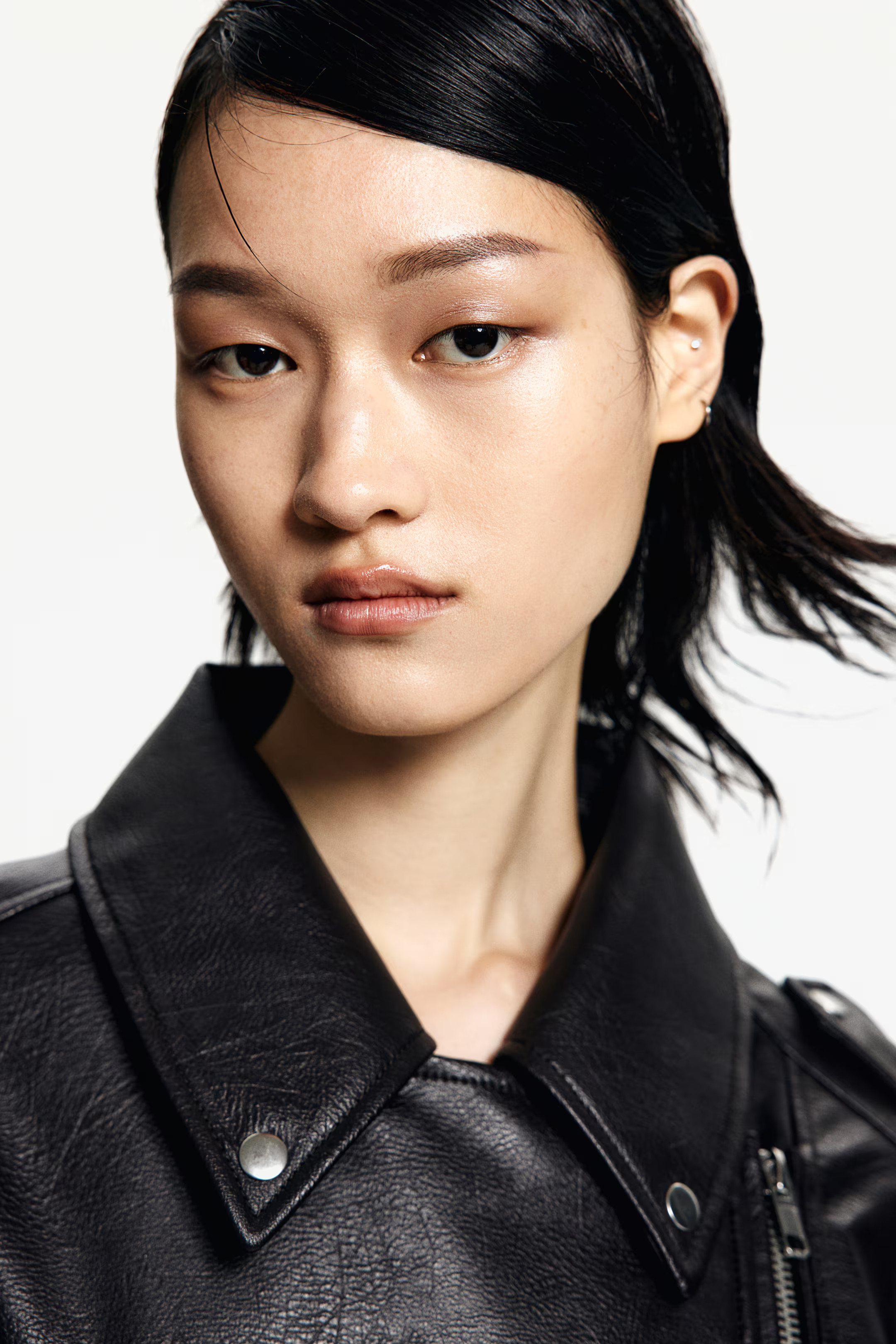 Coated Biker Jacket | H&M (US + CA)