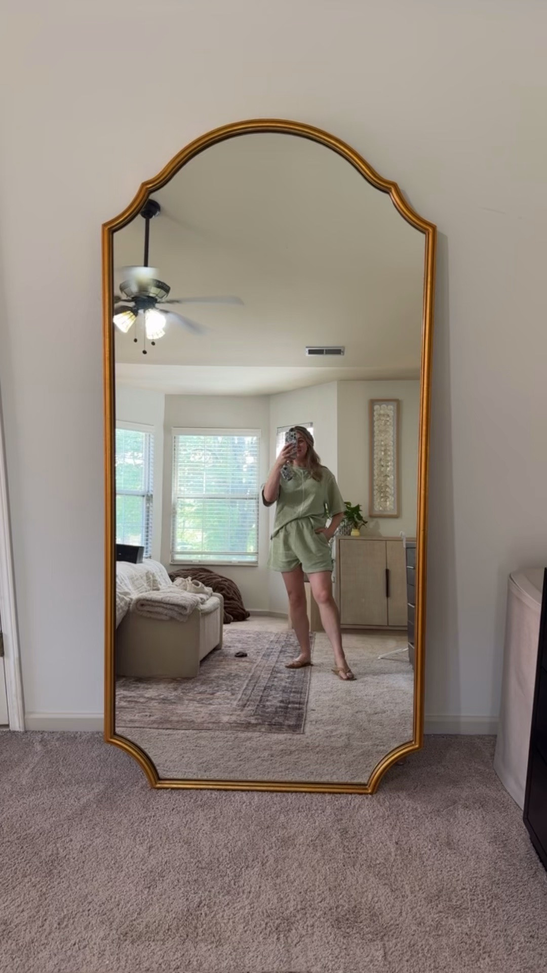New gold mirror Ballard large gold mirror more antique brass 

Loloi rug Morgan navy and tan rug neutral but darker to hide dirt 

Petal and pup code annab30

#LTKdayinmylife #LTKmorningroutine #LTKHome