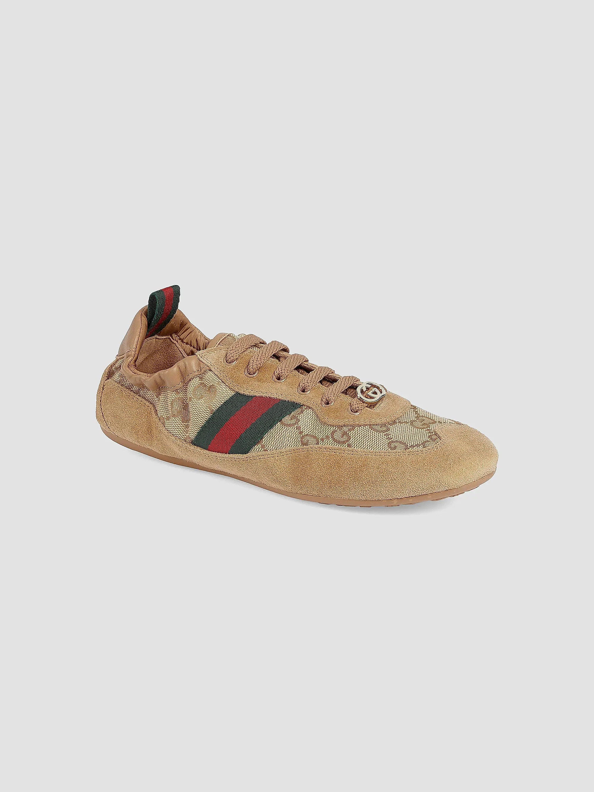 Gucci GG Canvas Low-Top Sneakers | Saks Fifth Avenue | Saks Fifth Avenue