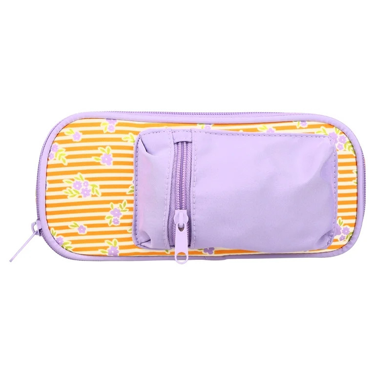 Pen+Gear Orange Lavender Backpack Pencil Pouch | Walmart (US)