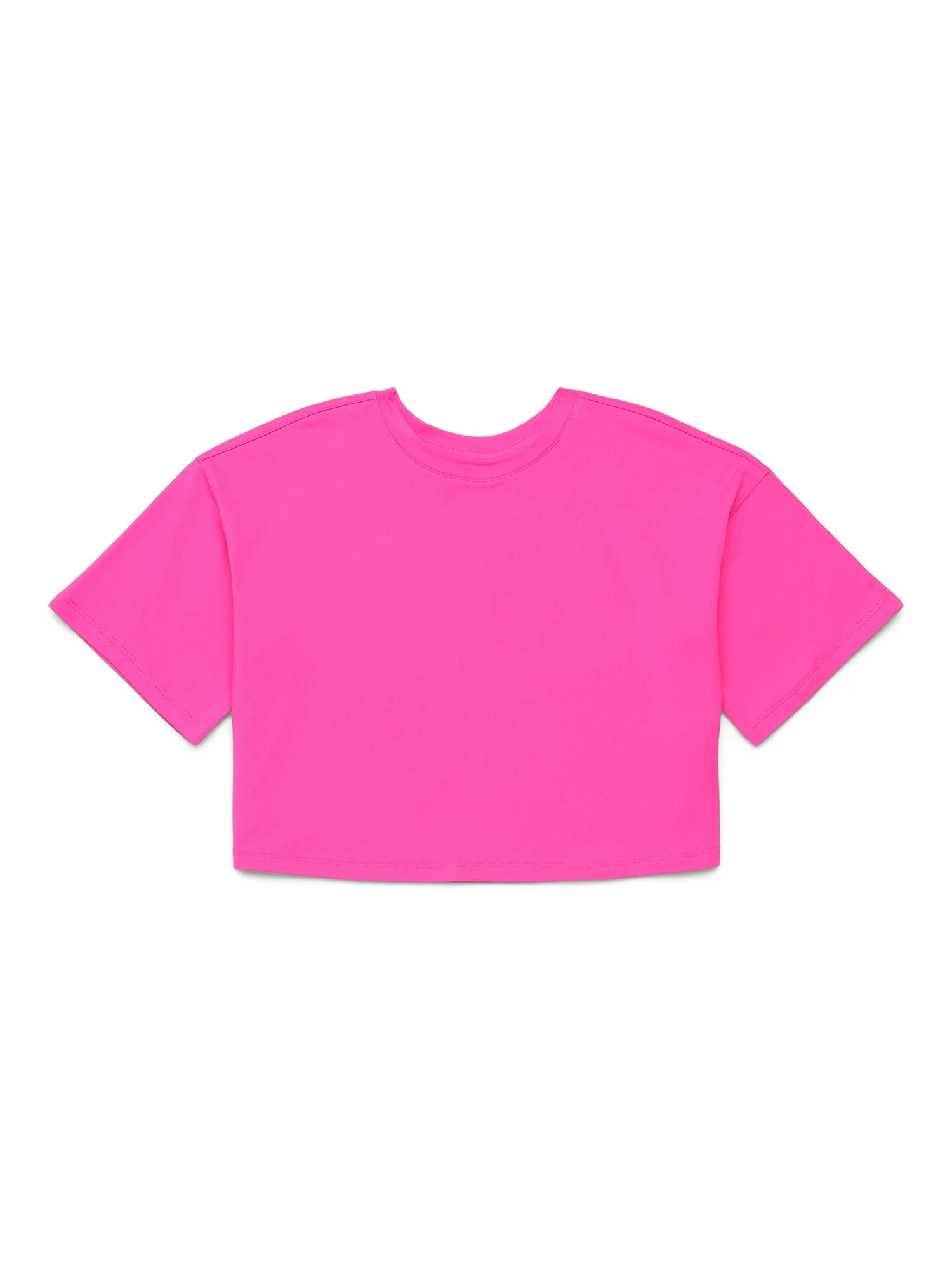 Athletic Works Girls Active Flowy Tee, Sizes 4-18 & Plus | Walmart (US)