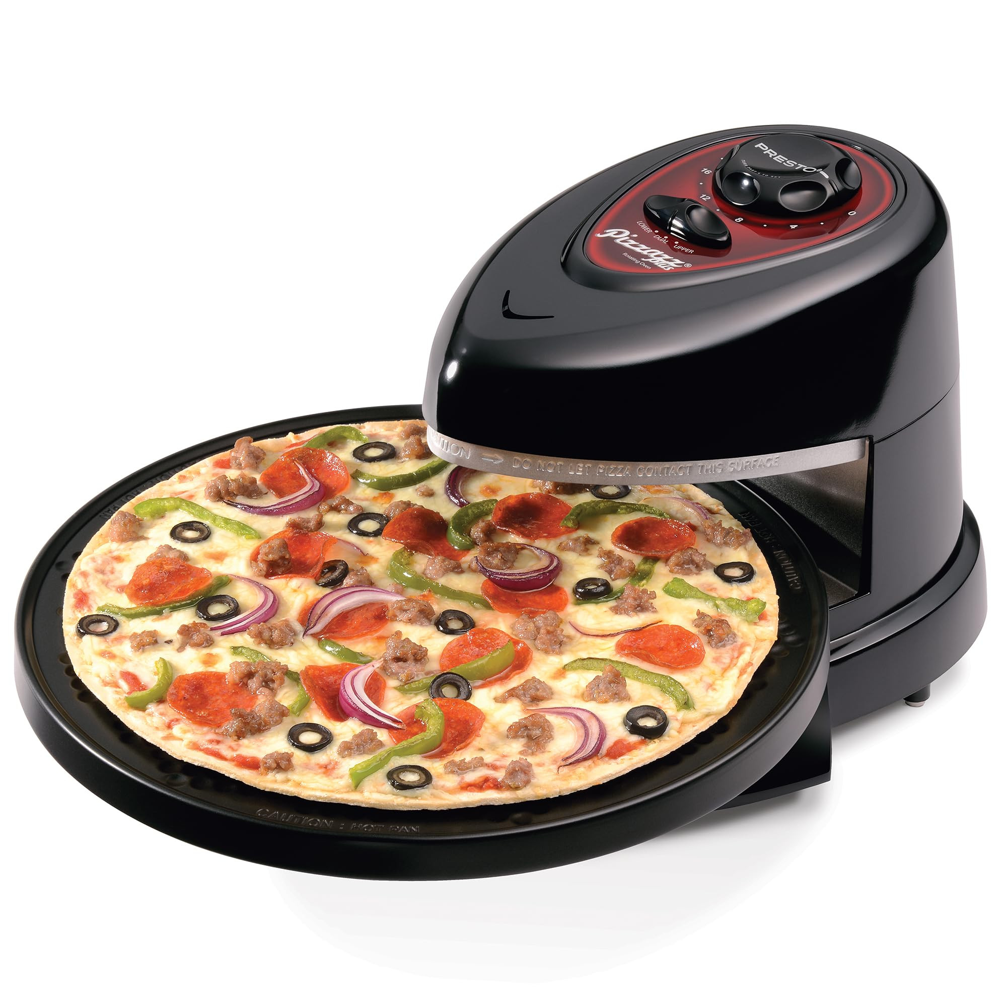 Presto 03430 Pizzazz Plus Rotating Oven, Black | Amazon (US)