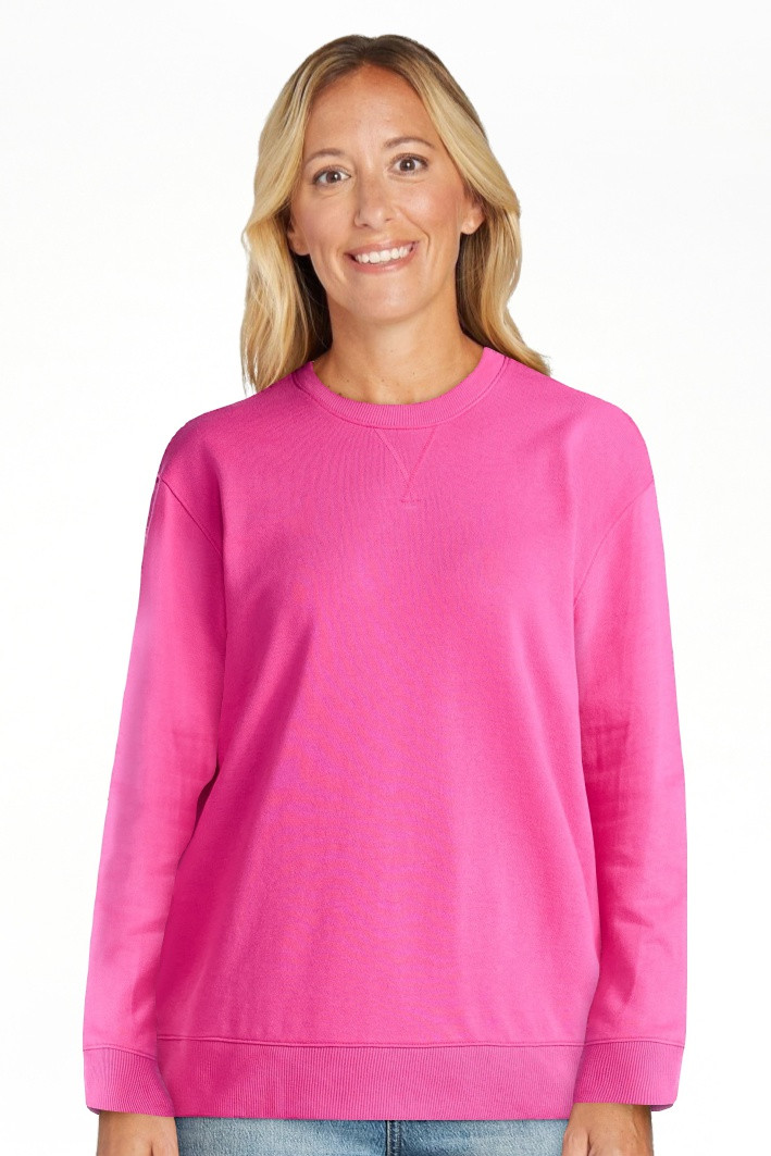 Time and Tru Women's and Women's Plus Crewneck Sweatshirt with Long Sleeves, Sizes XS-4X | Walmart (US)