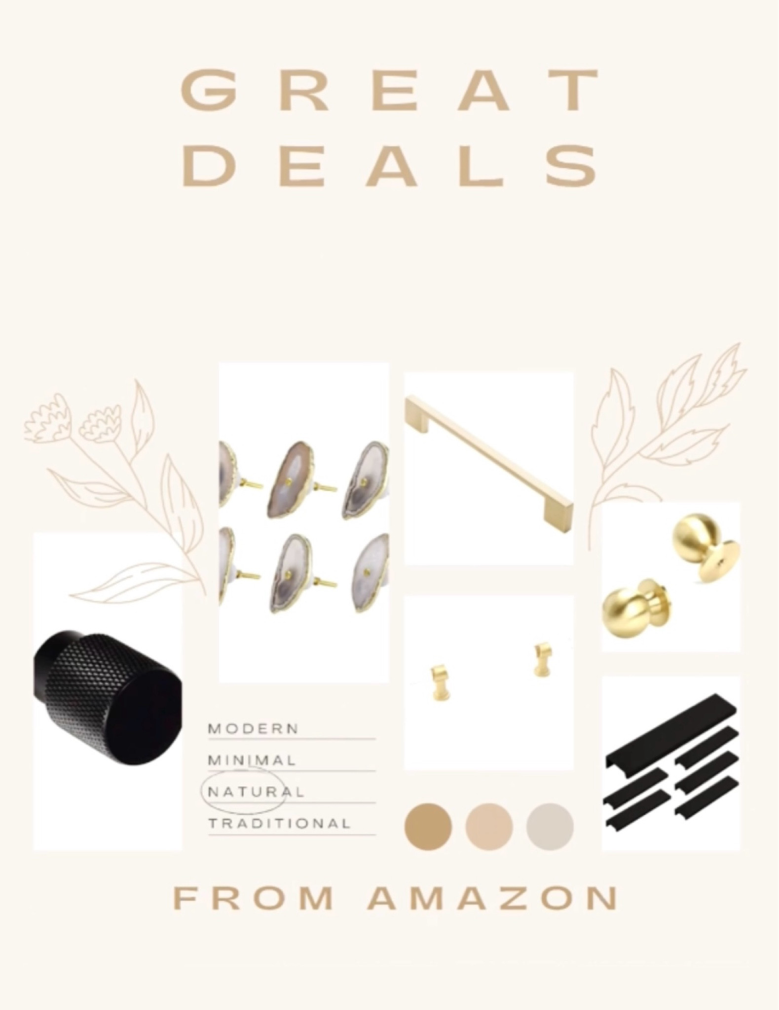 Here are some of my favorite affordable hardware options that add that special touch! The easiest way to update your furniture pieces to reflect your style 