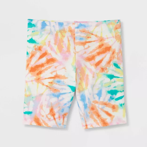 Toddler Girls' Tie-Dye Knit Bike Shorts - Cat & Jack™ | Target