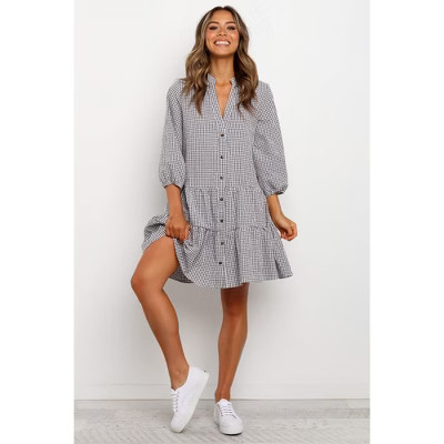 Petal and Pup Womens Daria Dress - Black S/M | Target