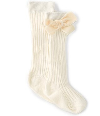 Baby Girls 6-24 Months Edgehill Velvet Bow Kneehigh Socks | Dillards