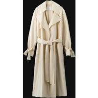Zara - Flowy Belted Trench Coat Zw Collection - Ecru - S - Woman | Zara US