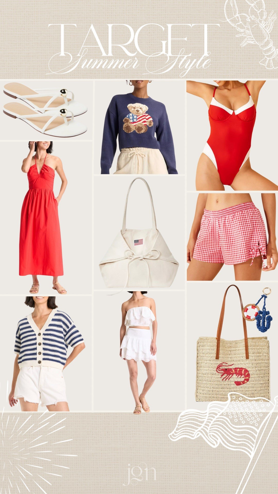 Red, white and blue cuteness from target! Perfect for Memorial Day or 4th of July 🇺🇸🦞❤️

#target #targetstyle #targethaul #targetfinds #targetfashion #4thofjuly #memorialday #redwhiteandblue #swimwear #newattarget 

#LTKSeasonal #LTKStyleTip #LTKFindsUnder50