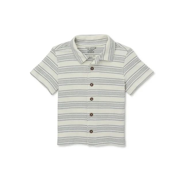 easy-peasy Toddler Boy Short Sleeve Camp Shirt, Sizes 18M-5T | Walmart (US)