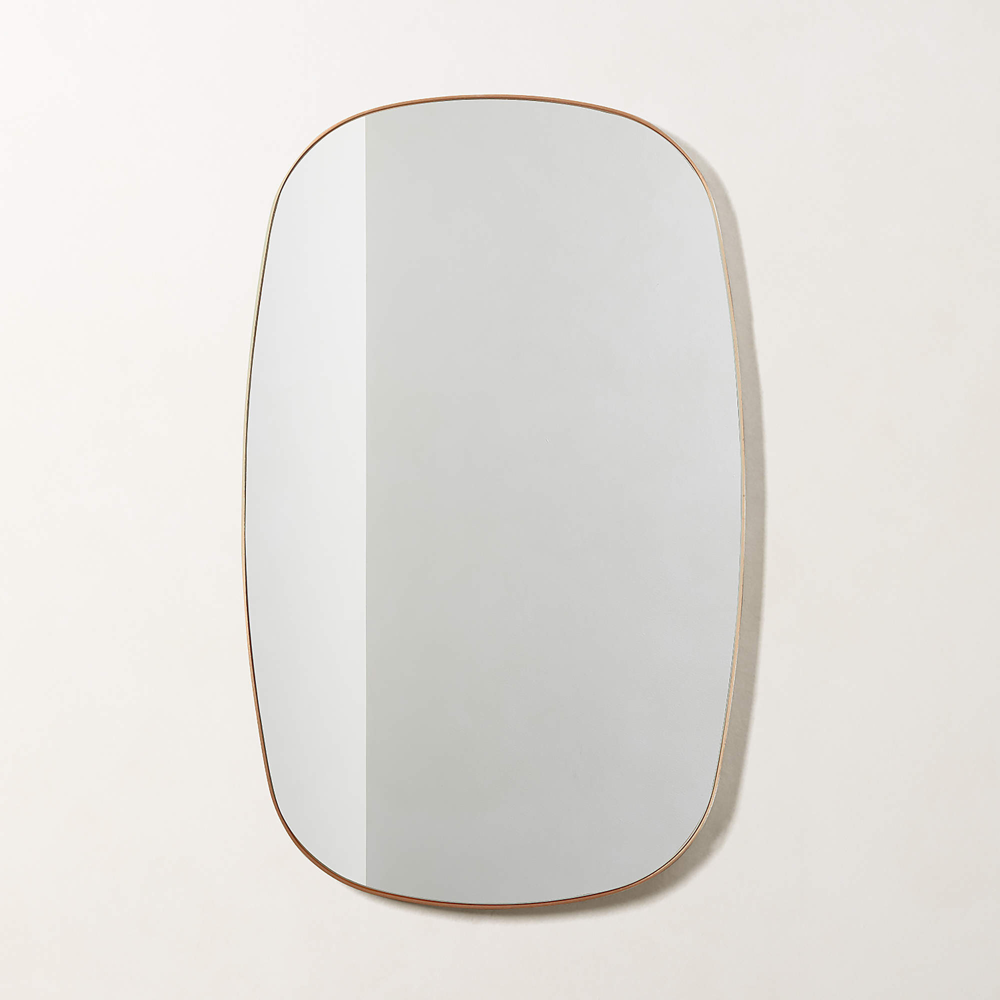 Infinity Brass Oblong Wall Mirror 23"x37" + Reviews | CB2 | CB2