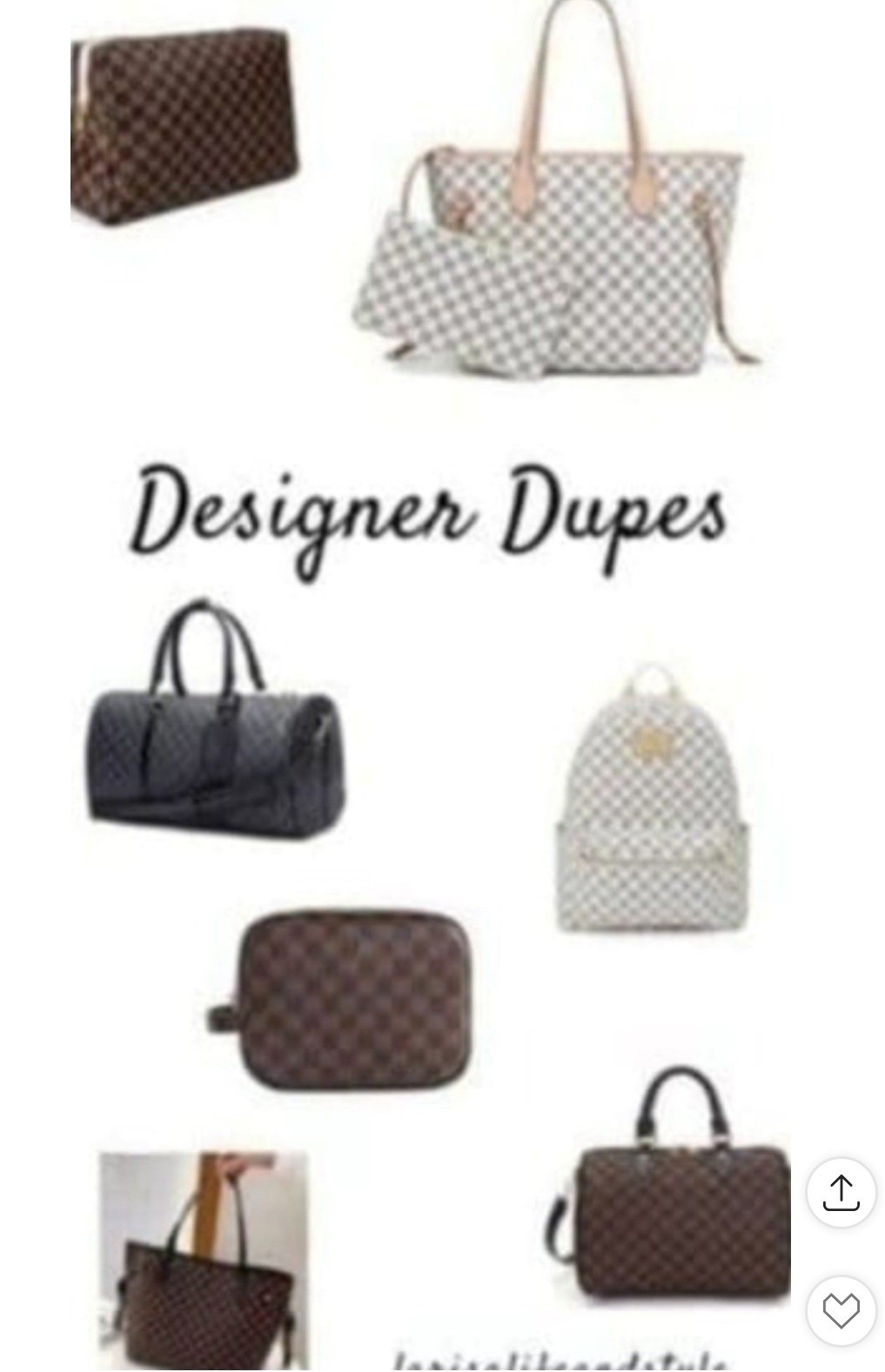 Designer dupes, Louis Vuitton, designer purse, checkered bag, gift ideas, boxing day sale, travel bag

#LTKgiftguide #LTKbag #LTKsale