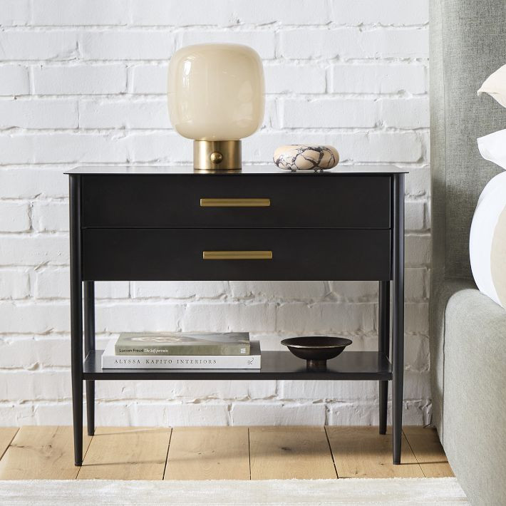 Metalwork Grand Nightstand (28") | West Elm (US)