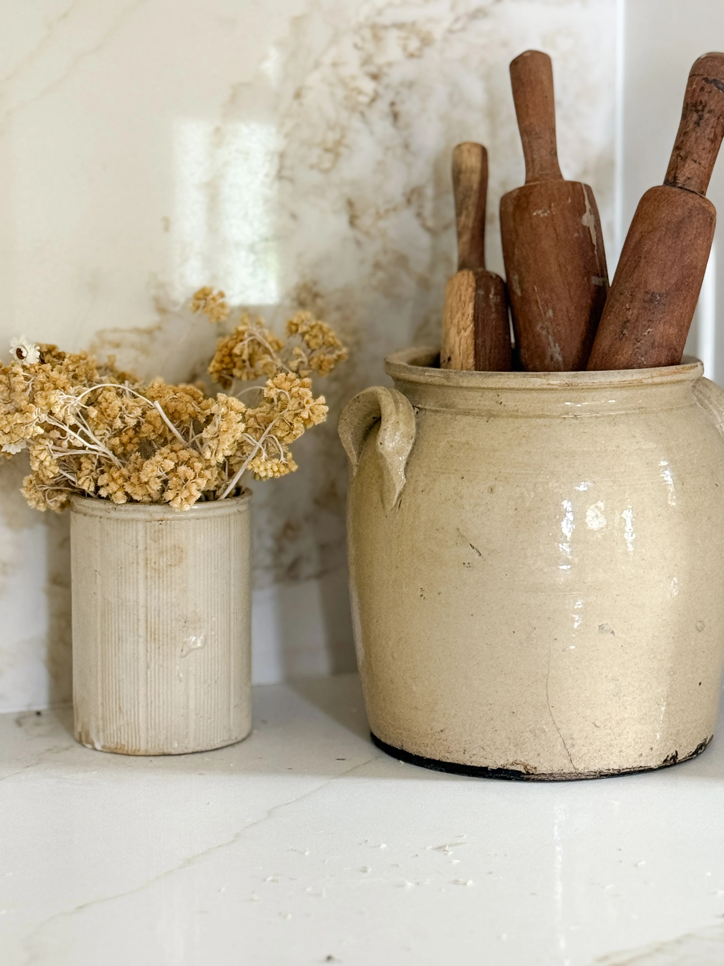 Vintage Found Chapati Roller, Small | Cottage and Key