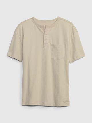 Kids Pocket Henley T-Shirt | Gap (US)