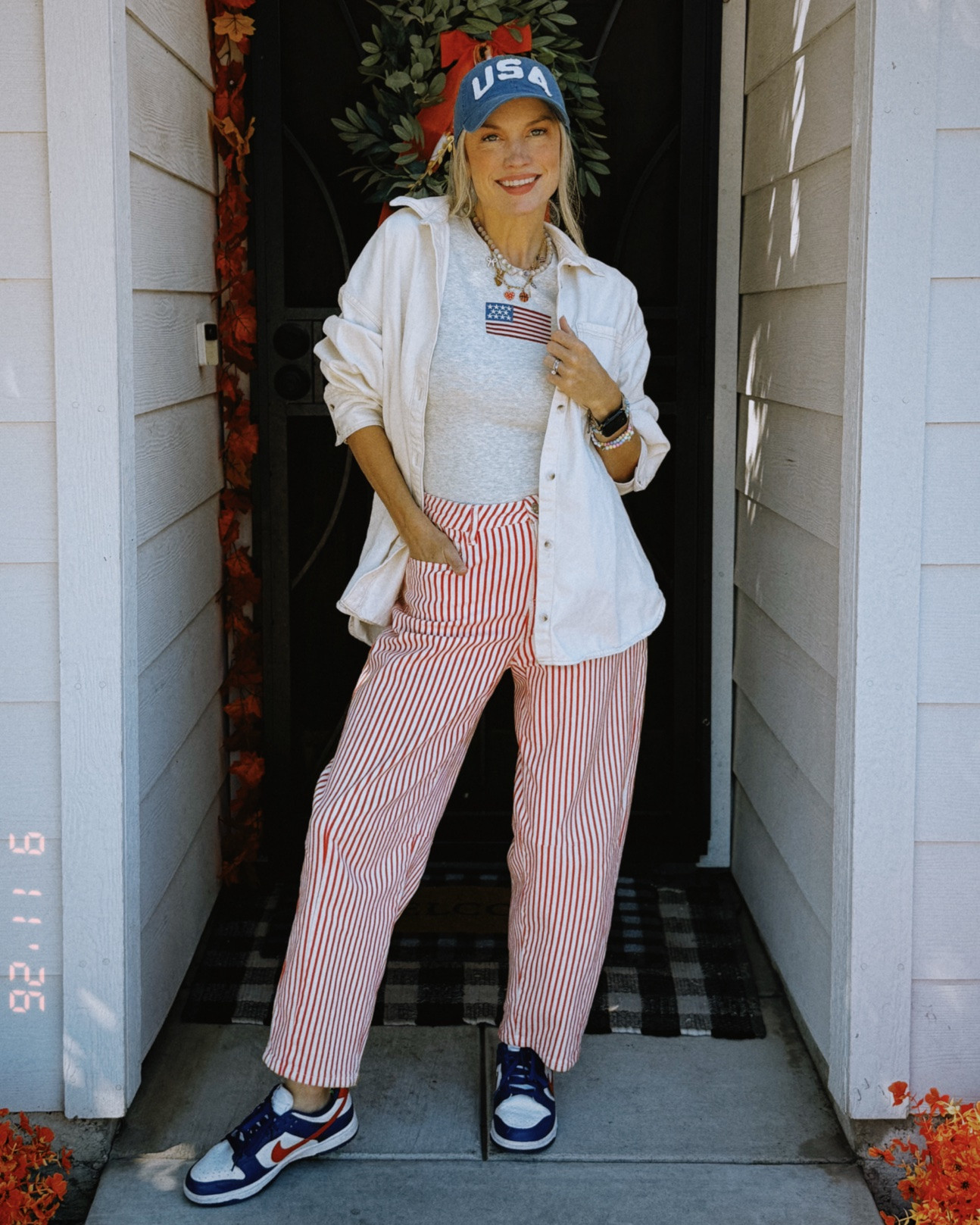 🇺🇸 Patriot Day OOTD 🇺🇸
Red, white & blue today as we remember and honor the lives lost, the heroes, and the families forever impacted by September 11th. 
❤️🤍💙 Never forget.

Outfit details are linked in my LTK. 🇺🇸
#PatriotDay #NeverForget #RedWhiteAndBlue #SchoolSecretaryStyle #LTKStyle

#LTKgrwm #LTKootd #LTKWorkwear