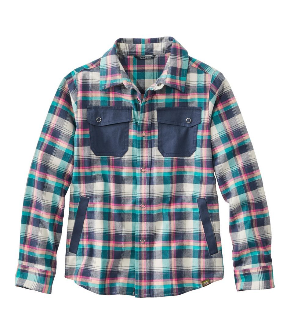 Kids' BeanFlex All-Season Flannel Shirt | L.L. Bean