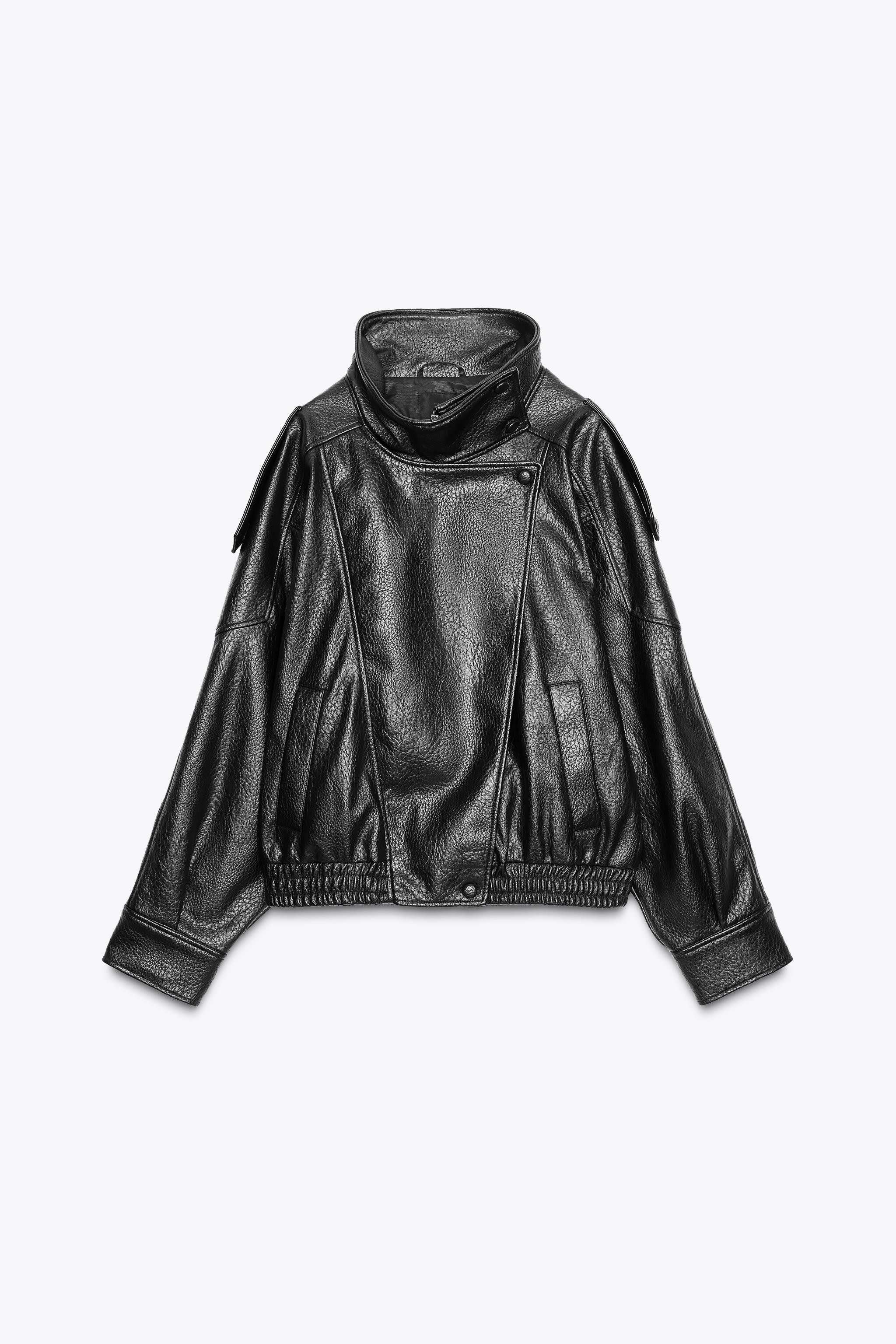 FAUX LEATHER JACKET | Zara UK