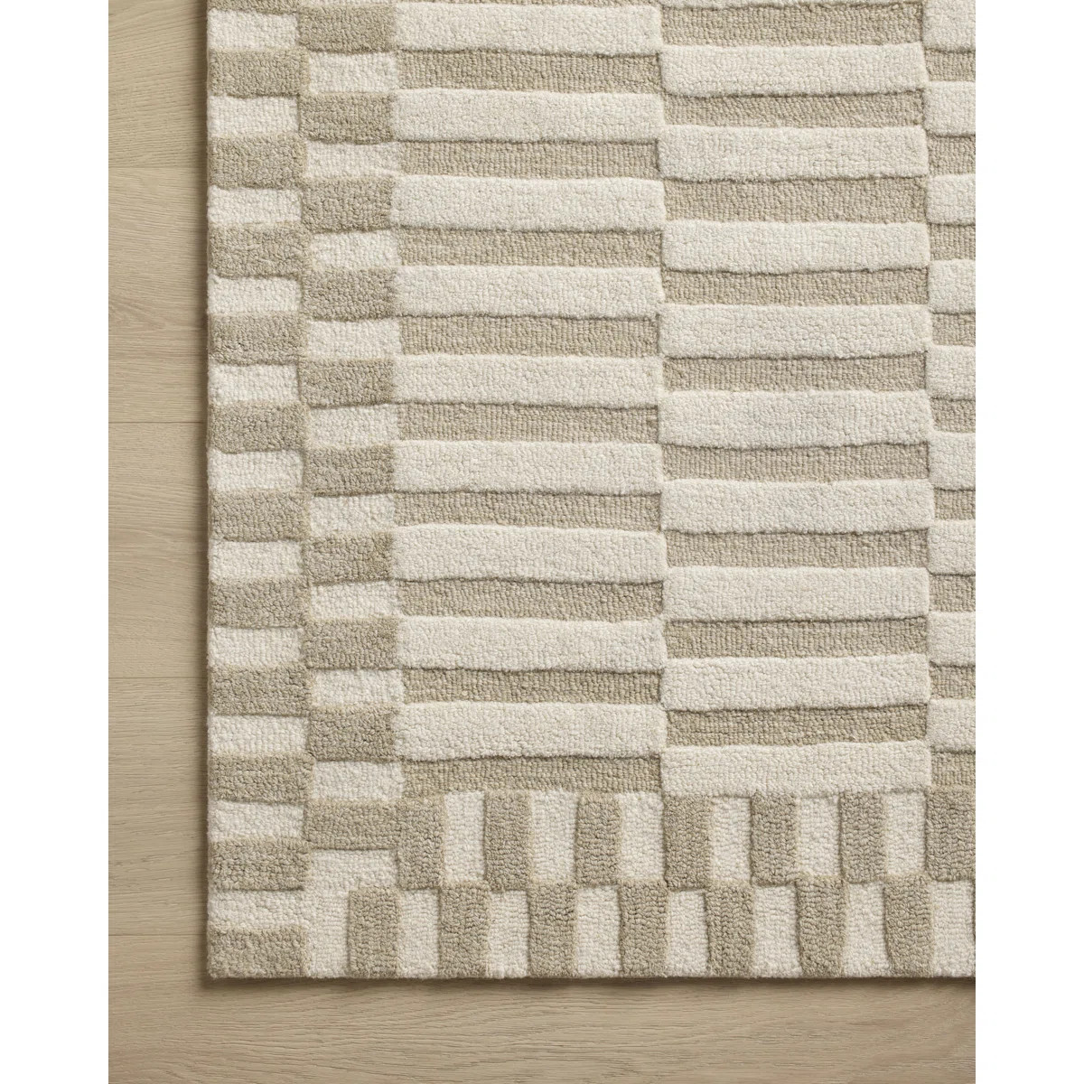 Chris Loves Julia x Loloi Bradley Ivory / Beige Area Rug | Wayfair North America
