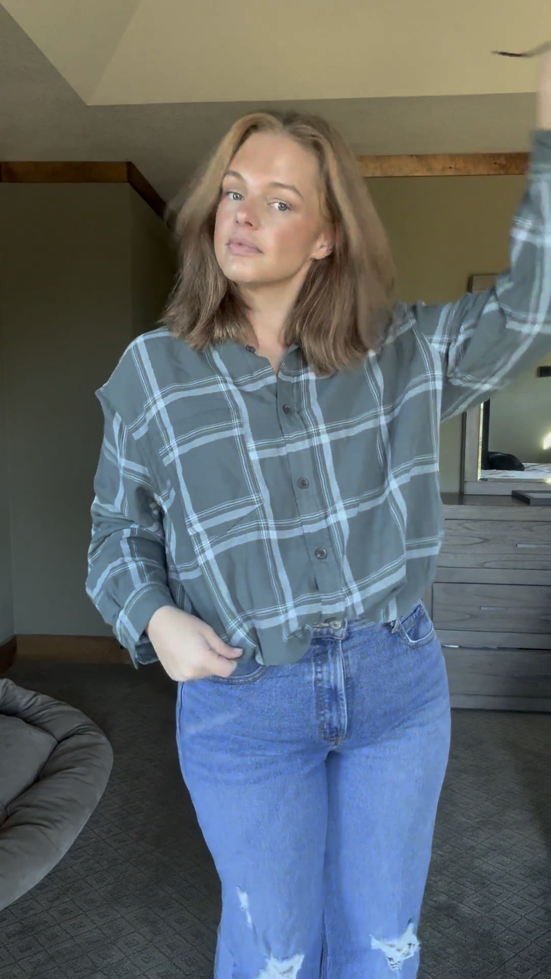 Thanksgiving outfit, jeans, flannel

#LTKMidsize #LTKSeasonal