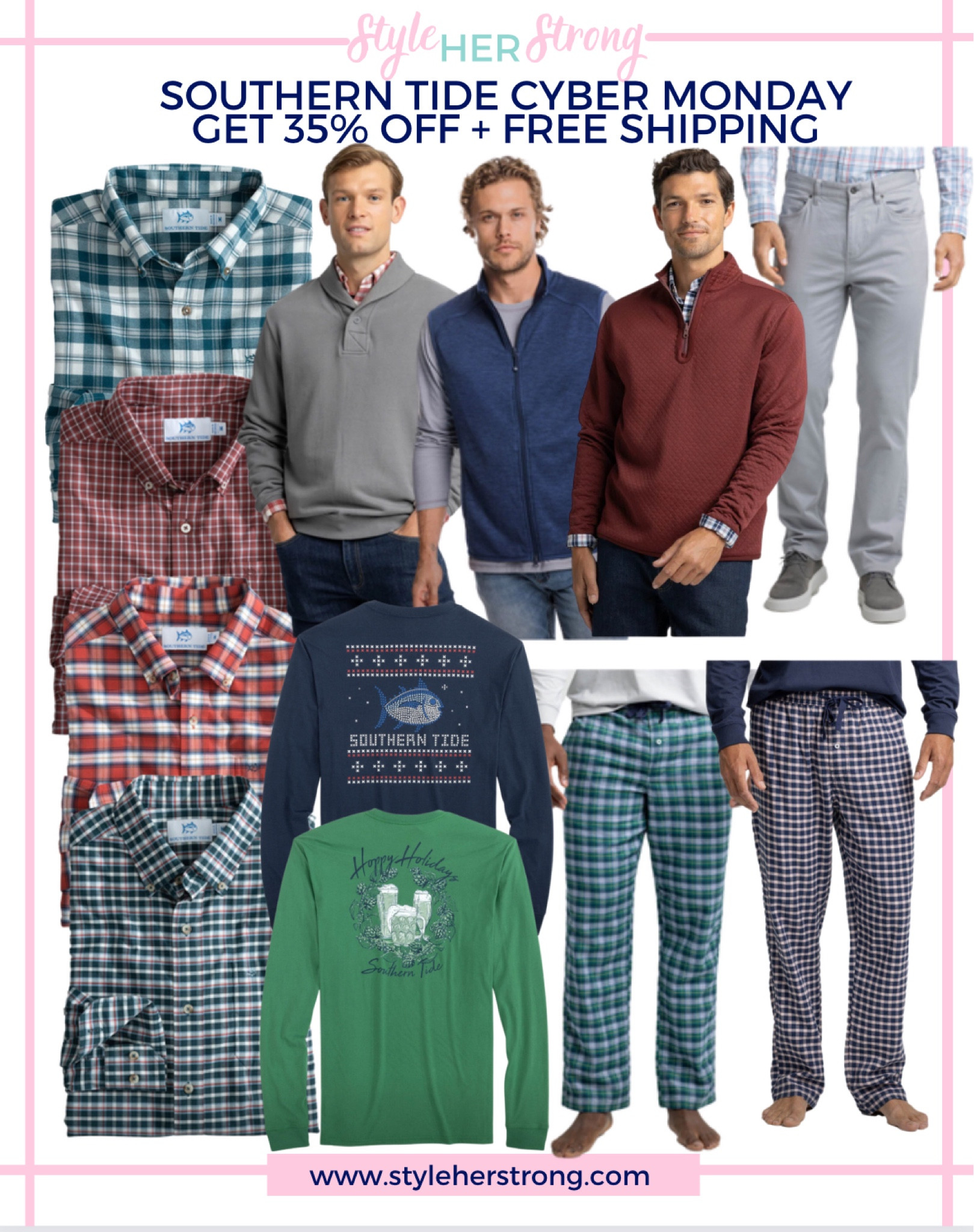 My husband’s favorite brand. Get 35% off plus free shipping at Southern Tide! 

#LTKCyberWeek #LTKGiftGuide #LTKmens
