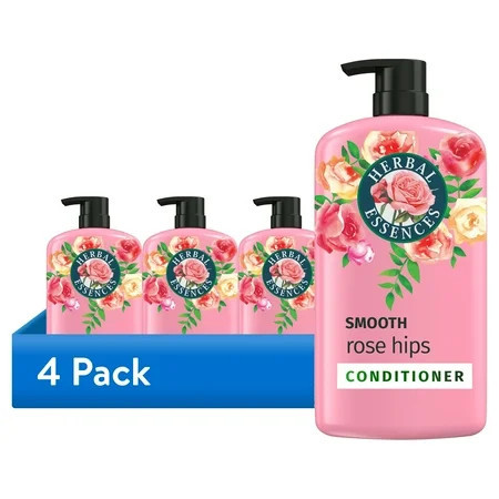 (4 pack) Herbal Essences Smooth Collection Conditioner, All Hair Types, 29.2 fl oz | Walmart (US)