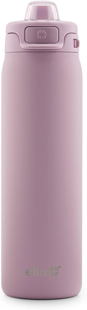 Ello Pop & Fill Stainless Steel Water Bottle with Quick Fill Technology, Double Walled Vacuum Ins... | Amazon (US)