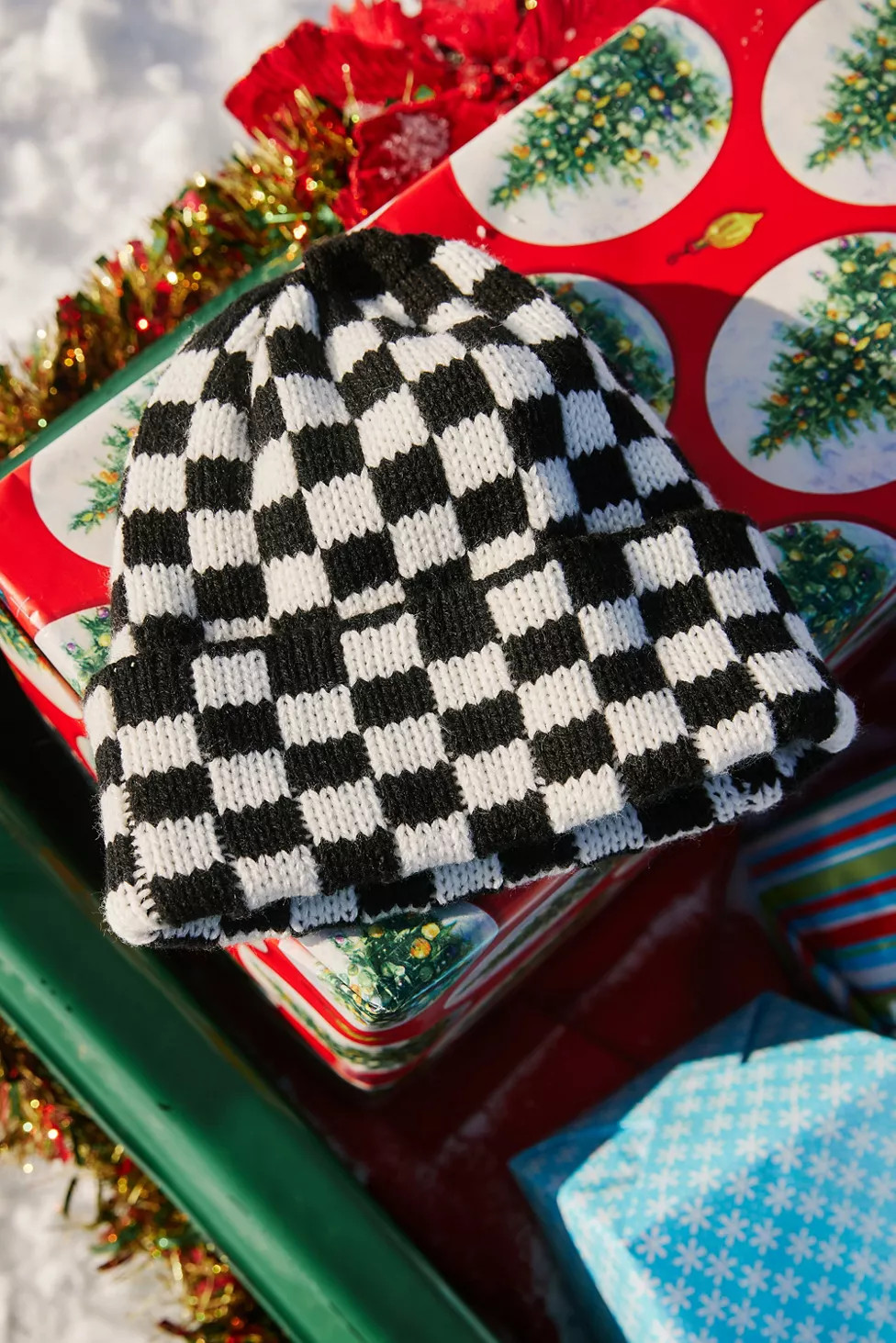 Checkered Beanie | Urban Outfitters (US and RoW)